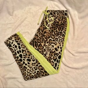 Leopard Neon Silky Pants